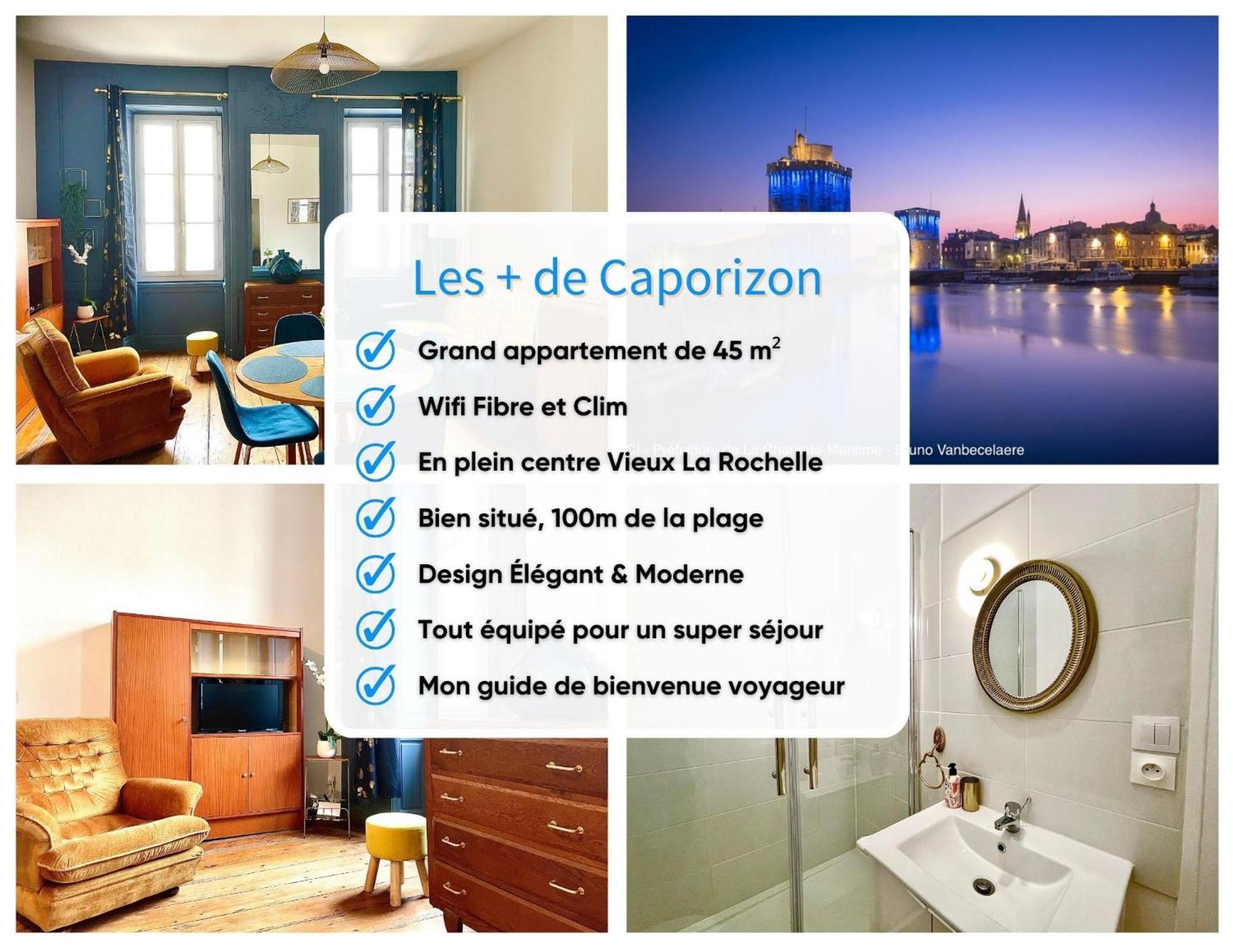 Caporizon-Le Perot-T2 Au Coeur Du Vieux Port 100M Plage Ла-Рошель Экстерьер фото